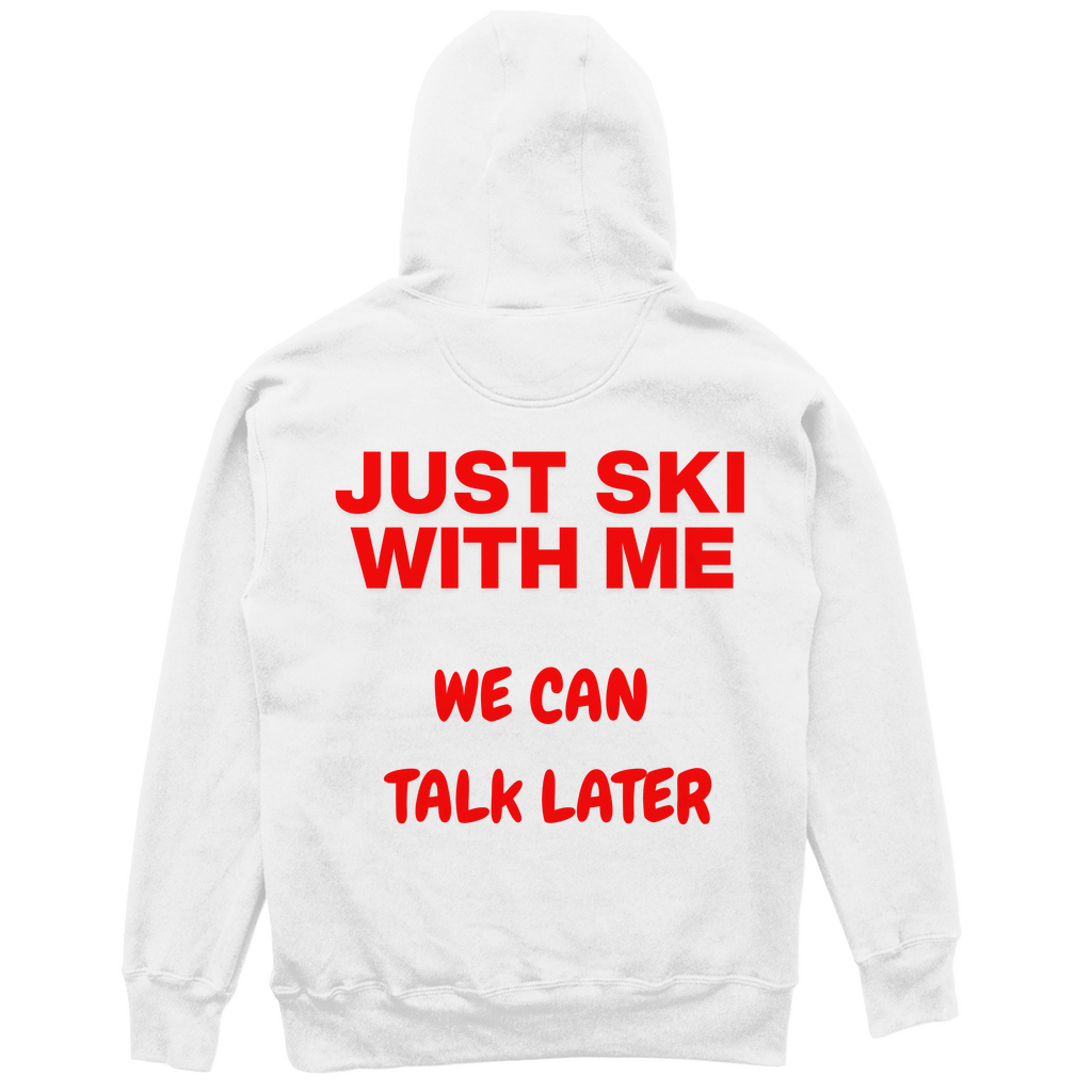 Just ski with me - Unisex Oversize Hoodie