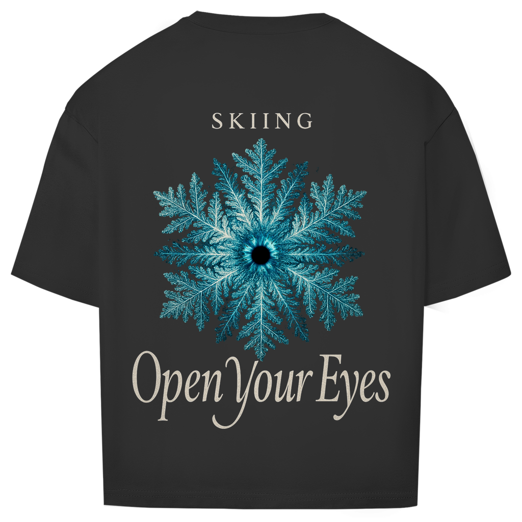 Skiing open your eyes - Oversized Shirt