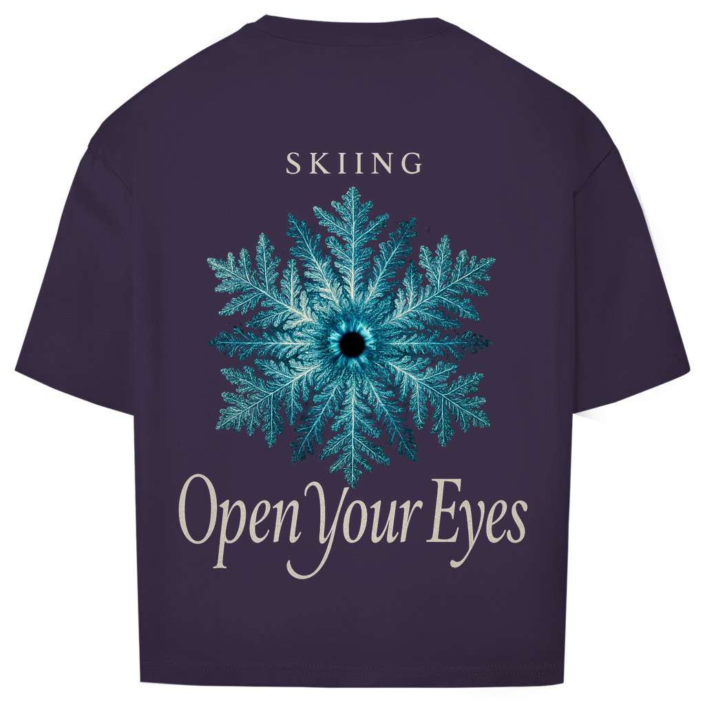 Skiing open your eyes - Oversized Shirt