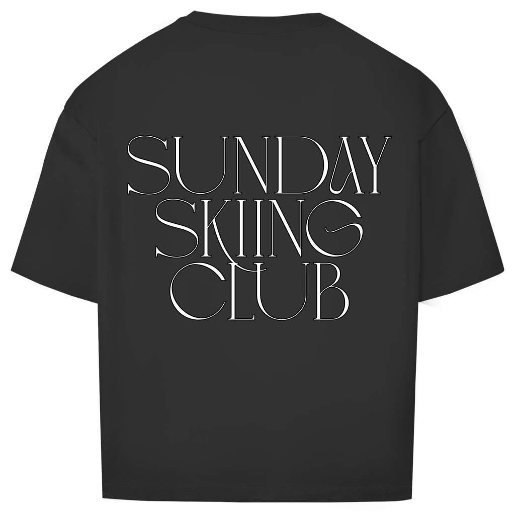 sunday skiing club - Oversize T-Shirt