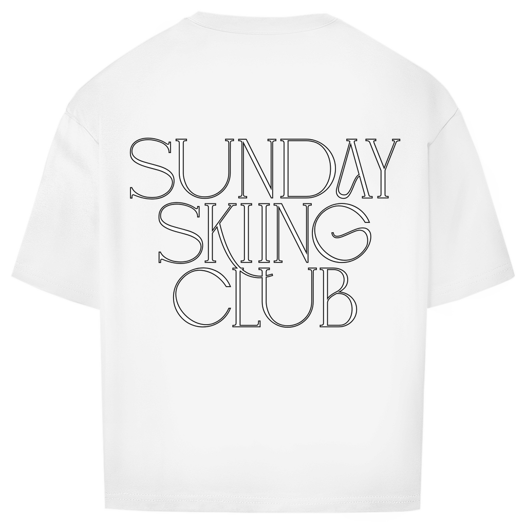 sunday skiing club - Oversize T-Shirt