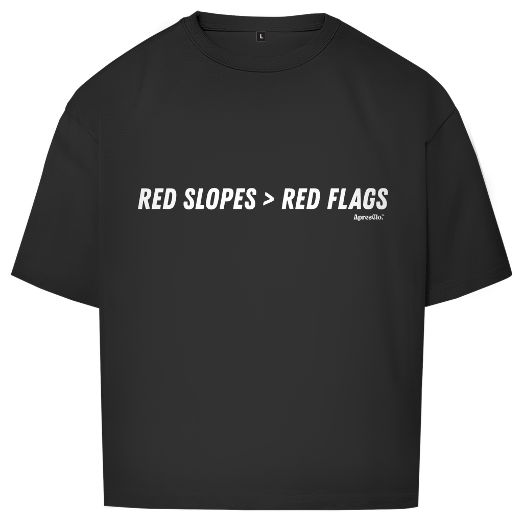 Red slopes - Oversize T-Shirt