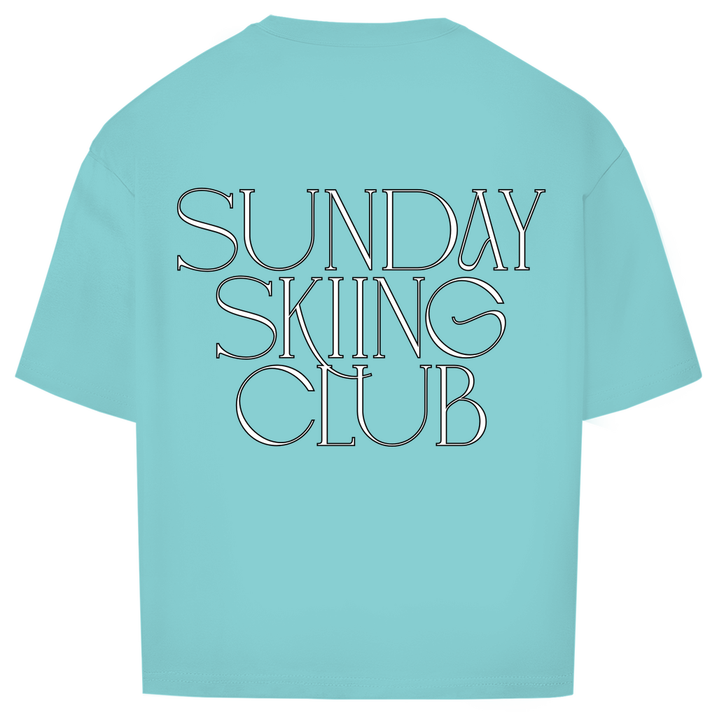 sunday skiing club - Oversize T-Shirt