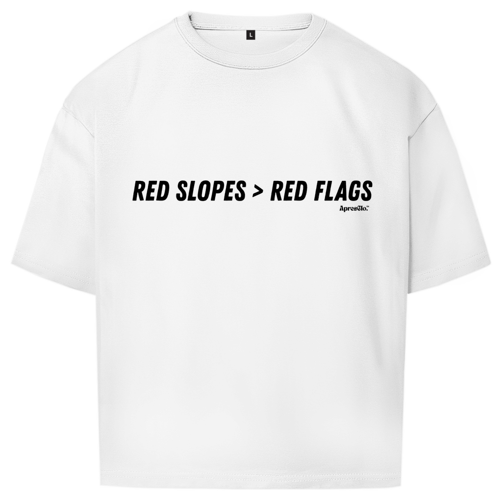 Red slopes - Oversize T-Shirt
