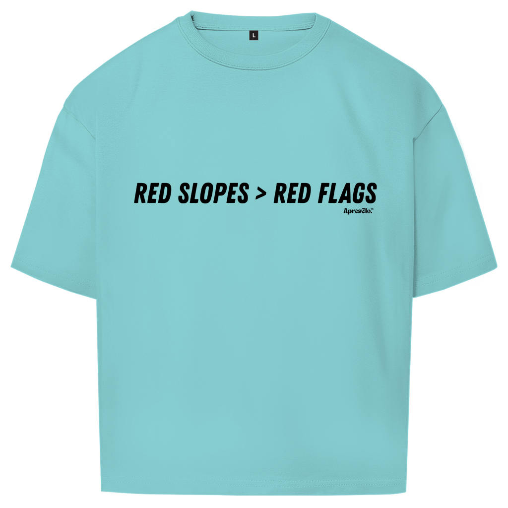Red slopes - Oversize T-Shirt