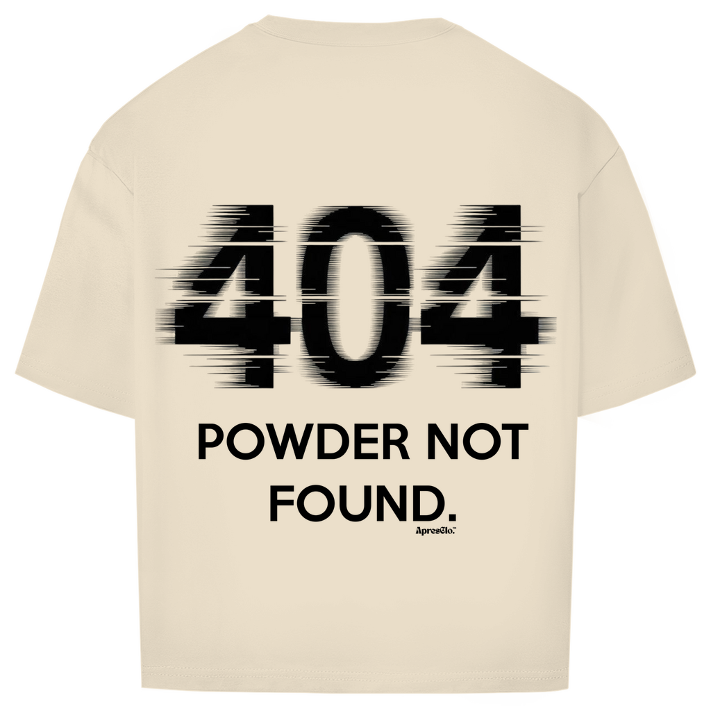 Oversize T-Shirt 404 Powder not found.