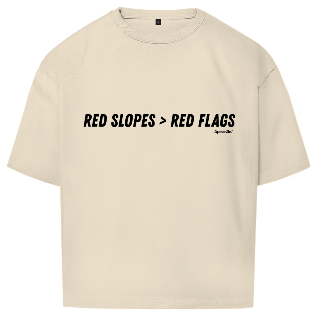 Red slopes - Oversize T-Shirt
